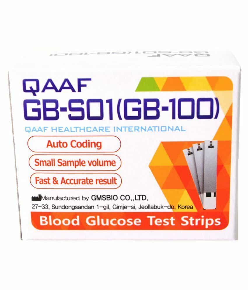 Qaaf 100 Glucometer Strips