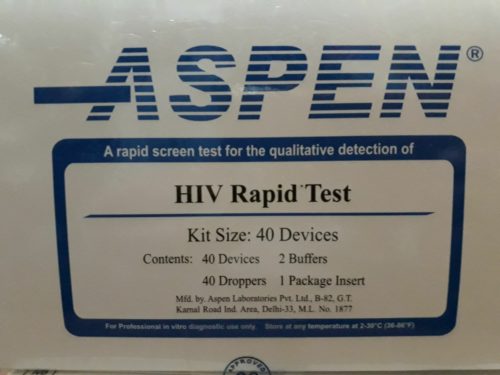 Aspen Hiv Rapid 40 Test Kit