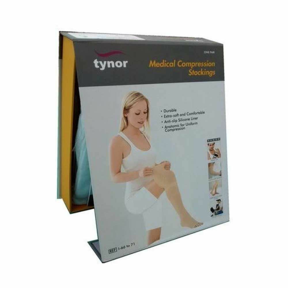 Tynor Medical Compression Stocking Thigh Support (M, Beige)