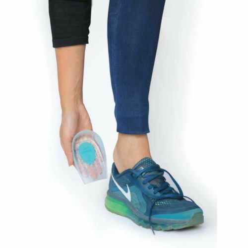 Tynor Orthopaedic Heel Cushion Silicon Heel Pad Heel Support (M, TRANSPARENT)