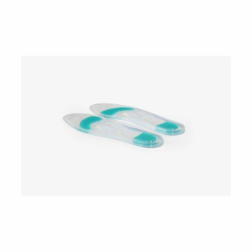 Tynor Orthopaedic Insole Full Length Silicon Cushion Heel Pad Heel Support (S, TRANSPARENT)