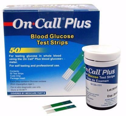 Oncall Plus Glucometer Strips 50x2