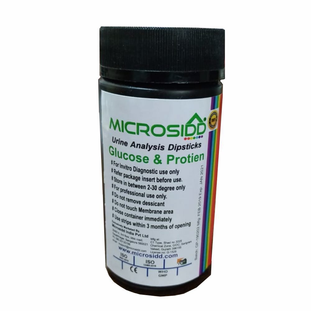 Microsidd Urine Strips glucose protein