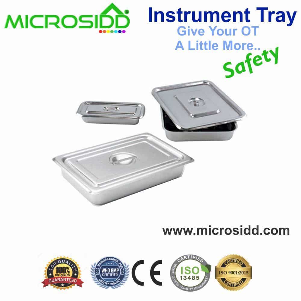 Surgical Instruments Tray with Lid Set of 5