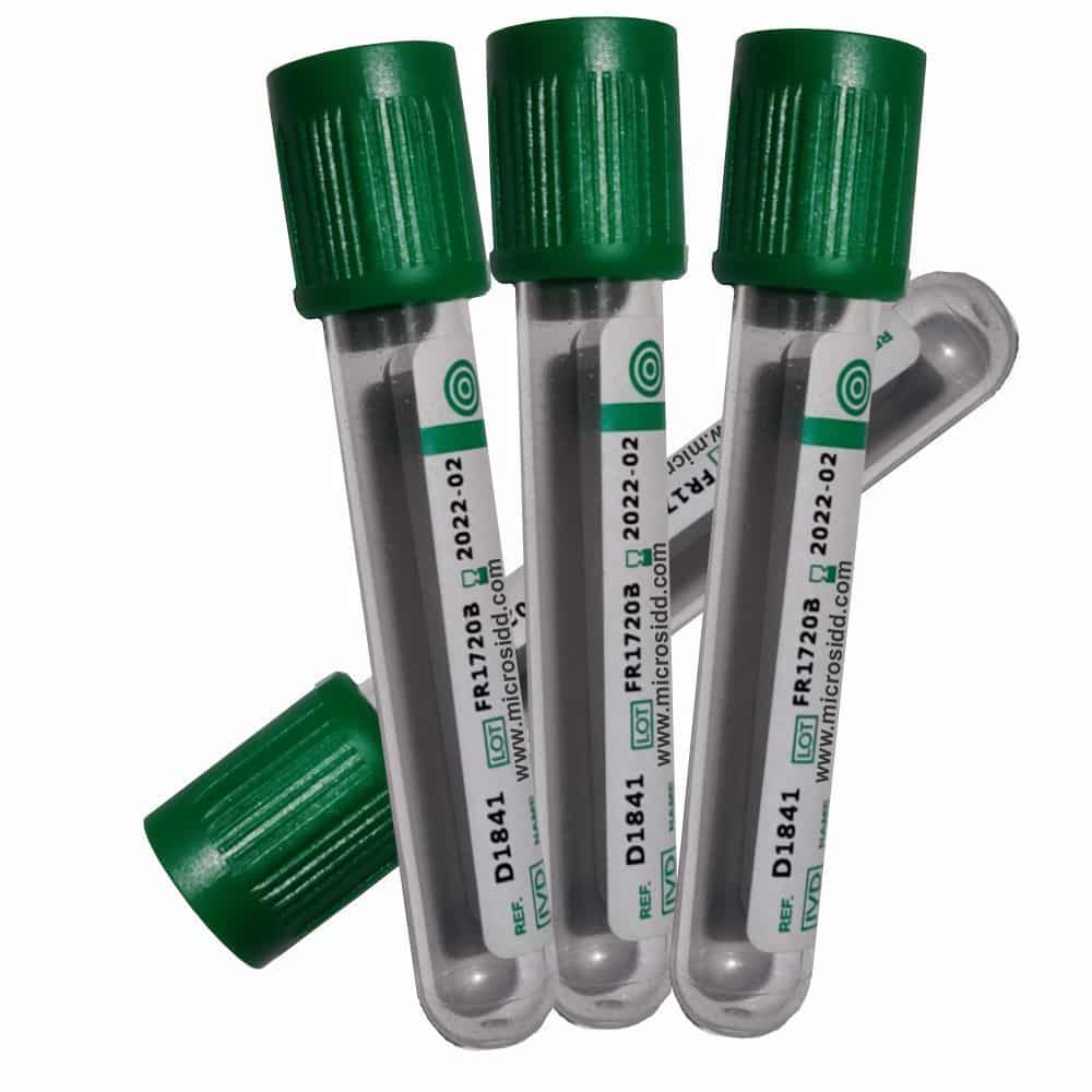 Lithium Heparin Phlebotomy Vacuum Blood Collection Tube