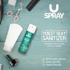 Sanitizer Spray Toilet seat