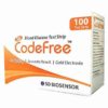 SD Codefree 100 Glucometer Strips