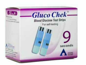 Glucochek glucometer test Strips 50's pack