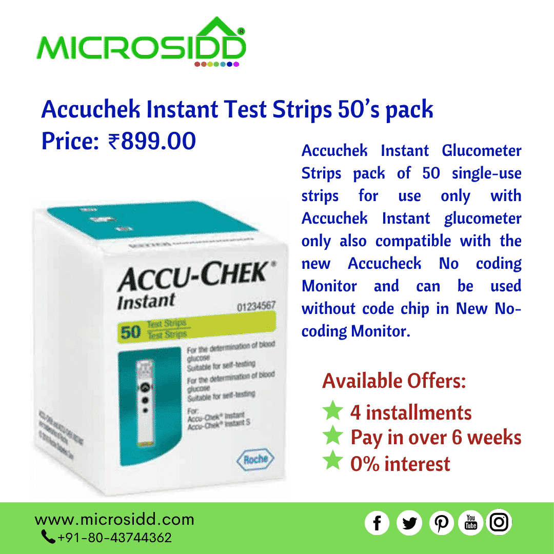 buy Accuchek Instant Test Strips 50’s pack online