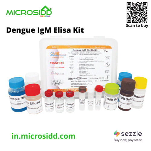 buy Dengue IgM Elisa 96 Test kit online from microsidd